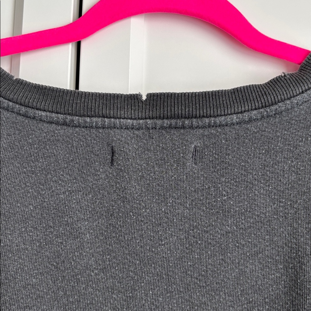 Free People Charcoal Oversized Pullover Sweatshirt - Picture 9 of 12